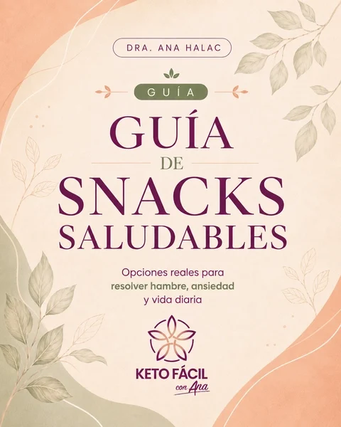 guía, snacks saludables, alimentación keto