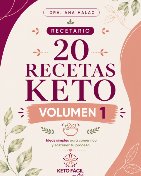 recetas, recetario, alimentación keto, volumen 1