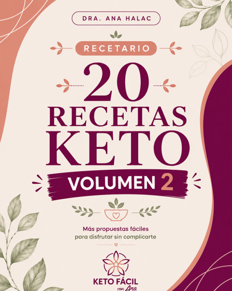 recetario, recetas, alimentación keto, volumen 2