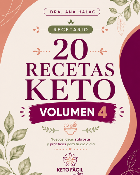 recetas, recetario, alimentación keto, volumen 4